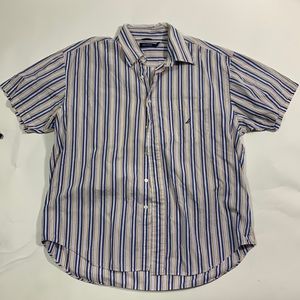 Nautica Mens XL summer shirt Striped